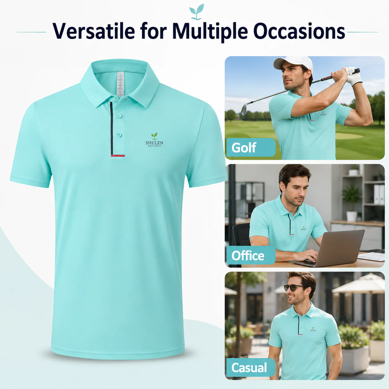 Shulen 7113 Men's Polo Shirt — Subtle Branding